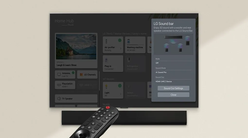 Smart Tivi OLED LG 4K 55 inch 55G4PSA - Điều khiển Tivi Smart Tivi OLED LG 4K 55 inch 55G4PSA - Điều khiển Tivi