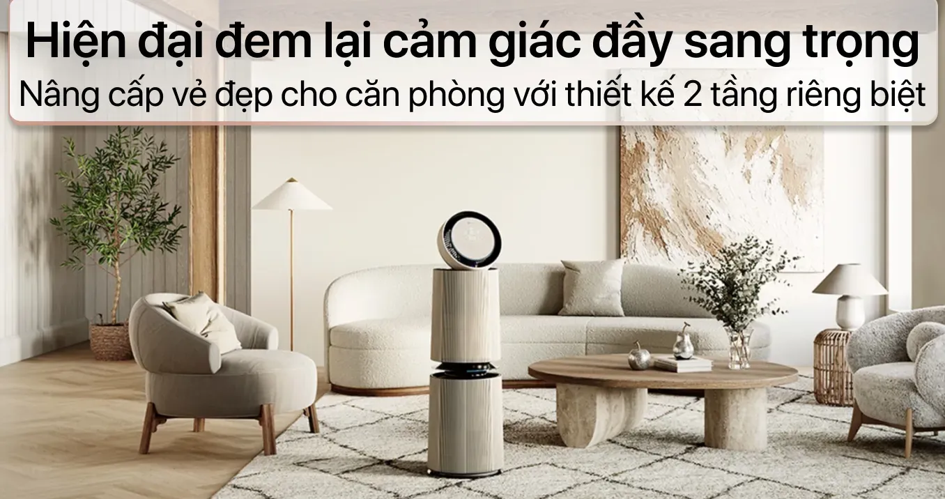 Máy lọc không khí LG PuriCare 2 tầng AS10GDBY0