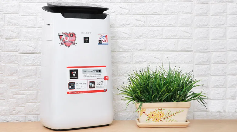Thiết kế sang trọng, tinh tế - Máy lọc không khí Sharp FP-J60E-W Máy lọc không khí Sharp FP-J60E-W 38W
