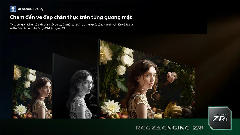 AI Natural Beauty Tivi QLED Toshiba AI 4K 100 Inch 100Z570RP