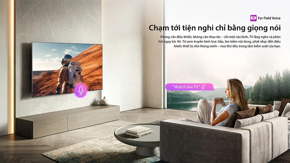 Điều khiển Tivi Mini LED Toshiba AI 4K 85 inch 85Z670RP