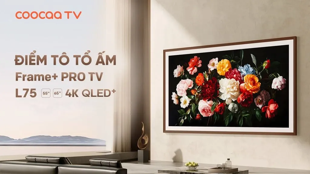 Google Tivi QLED Coocaa 4K 65 Inch 65L75