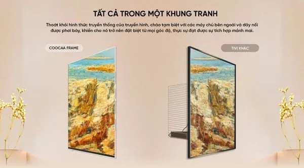 Google Tivi Khung Tranh Coocaa 65 inch 65LN7000G