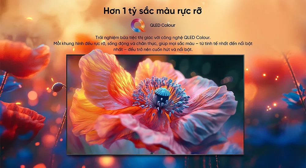 Công nghệ QLED Colour Tivi Hisense QLED 4K 100 inch 100Q6Q