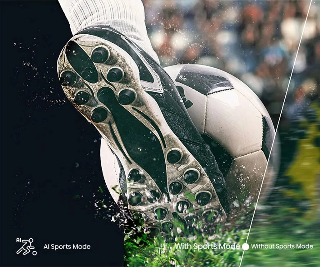 Hiển thị trận đấu gay cấn mượt mà hơn nhờ AI Sports Mode
