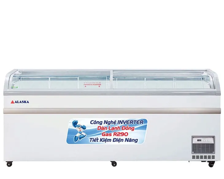 Tủ Đông Trưng Bày Alaska Inverter 765 Lít