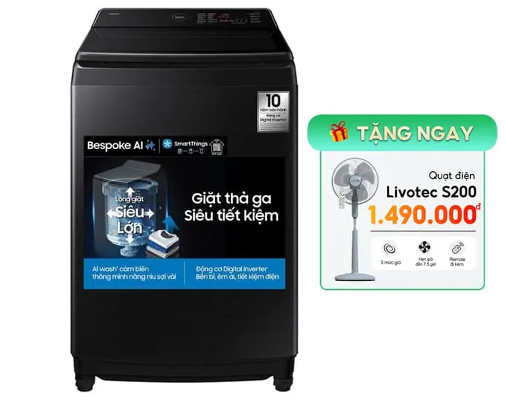 Máy giặt Samsung Inverter AI 21 kg