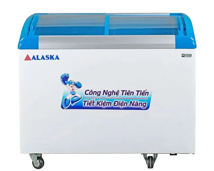 Tủ Đông Kính Lùa Alaska 355 Lít