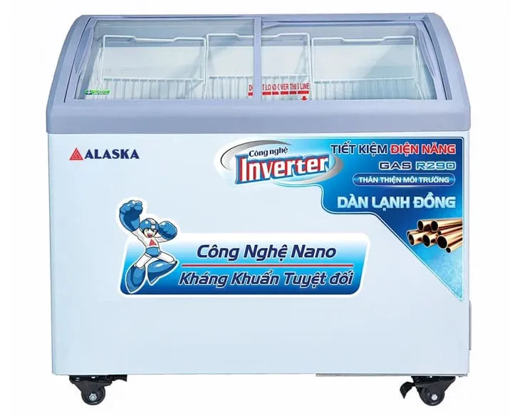 Tủ Đông Alaska Inverter 300 Lít