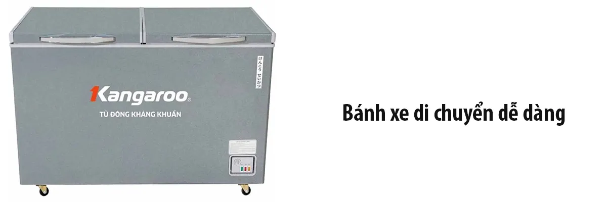 Bánh xe di chuyển dễ dàng