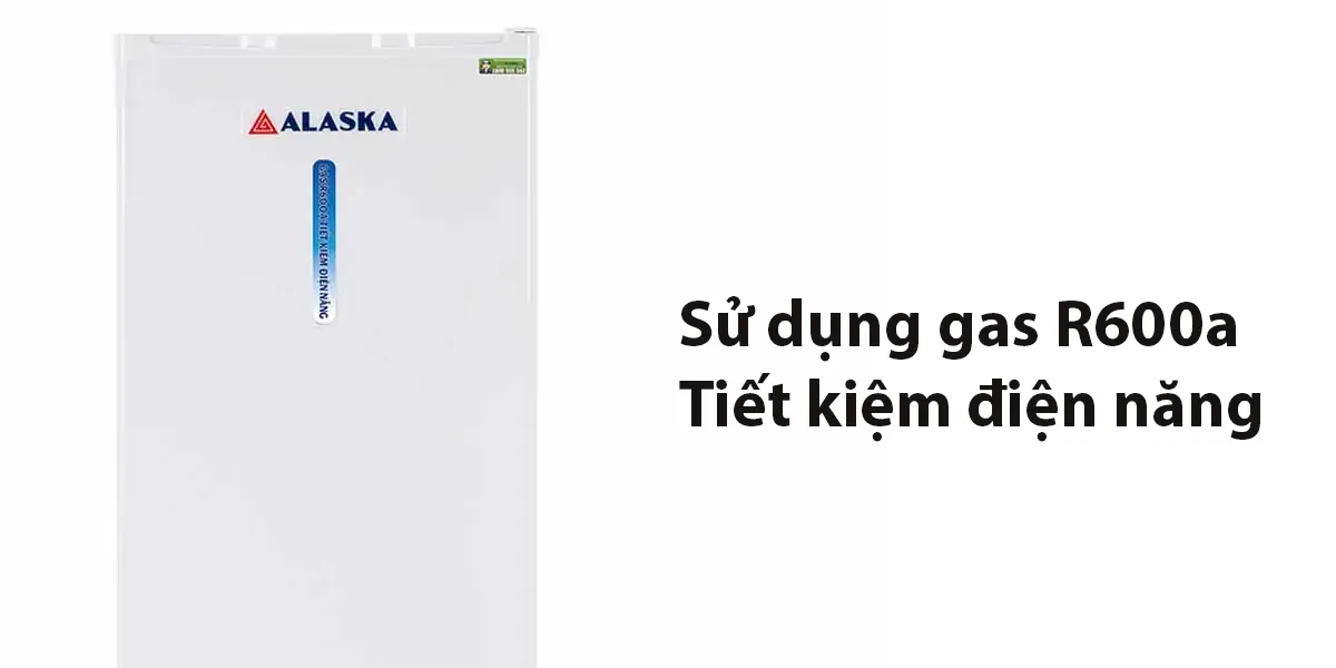 Sử dụng gas R600a, tiết kiệm điện năng