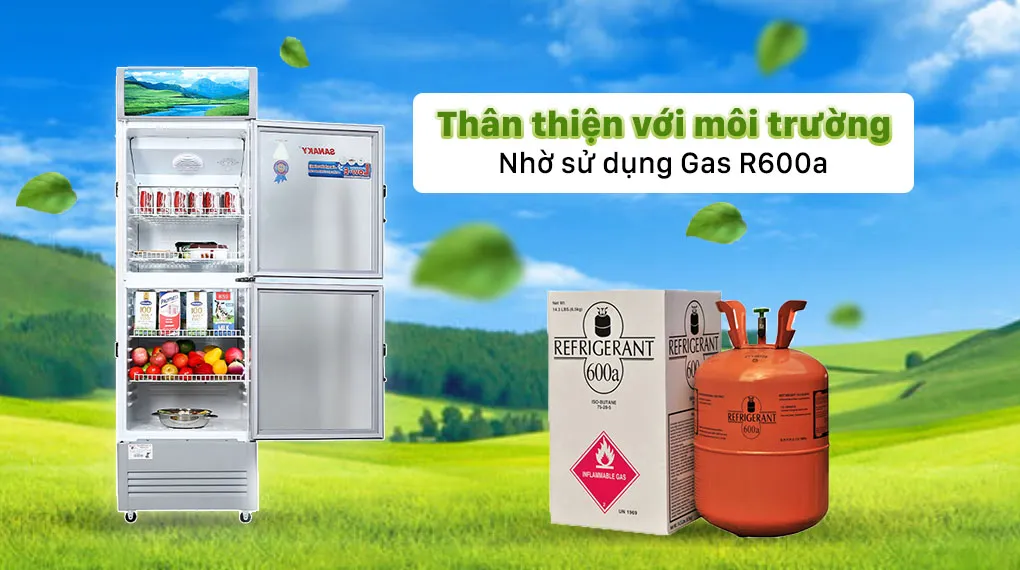 Tủ Mát Sanaky 340 lít TM.VH408WL - Gas R600a
