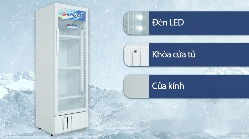 Tủ mát Alaska 270 lít LC 455H Tủ mát Alaska 270 lít LC 455H
