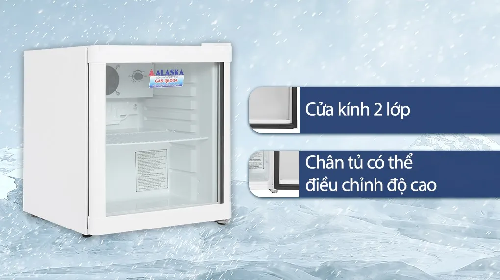 Tủ mát Alaska 50 lít LC 50 Trắng - Tiện ích Tủ mát Alaska 50 lít LC 50 Trắng - Tiện ích