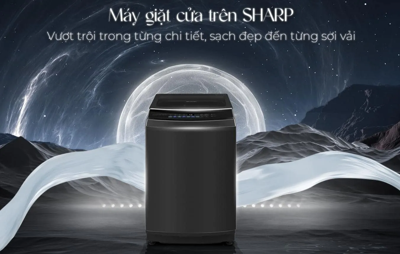 Máy giặt Sharp Inverter 13 kg ES-TM130CD-DS