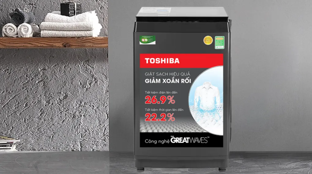 Máy giặt Toshiba Inverter 9.0 kg AW-DK1000FV(KK) - Thiết kế Máy giặt Toshiba Inverter 9.0 kg AW-DK1000FV(KK) - Thiết kế