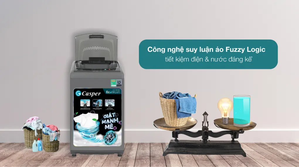 suy luận ảo - Máy giặt Casper 7.5 kg WT-75NG suy luận ảo - Máy giặt Casper 7.5 kg WT-75NG