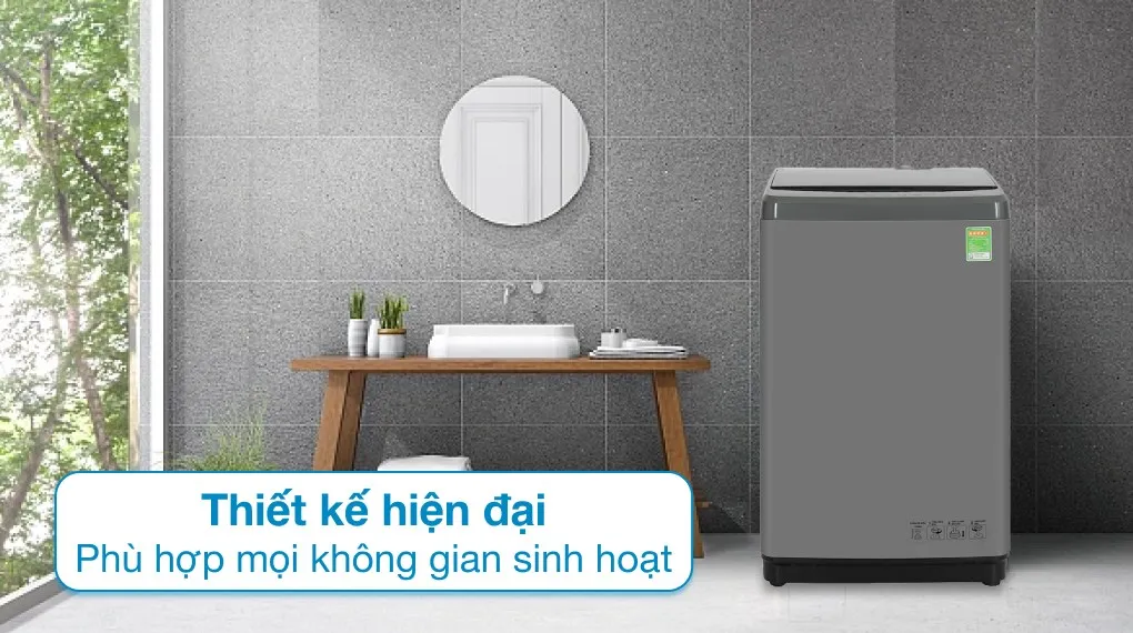 Máy giặt Hisense 8 kg WTZQ8012UT - Thiết kế Máy giặt Hisense 8 kg WTZQ8012UT