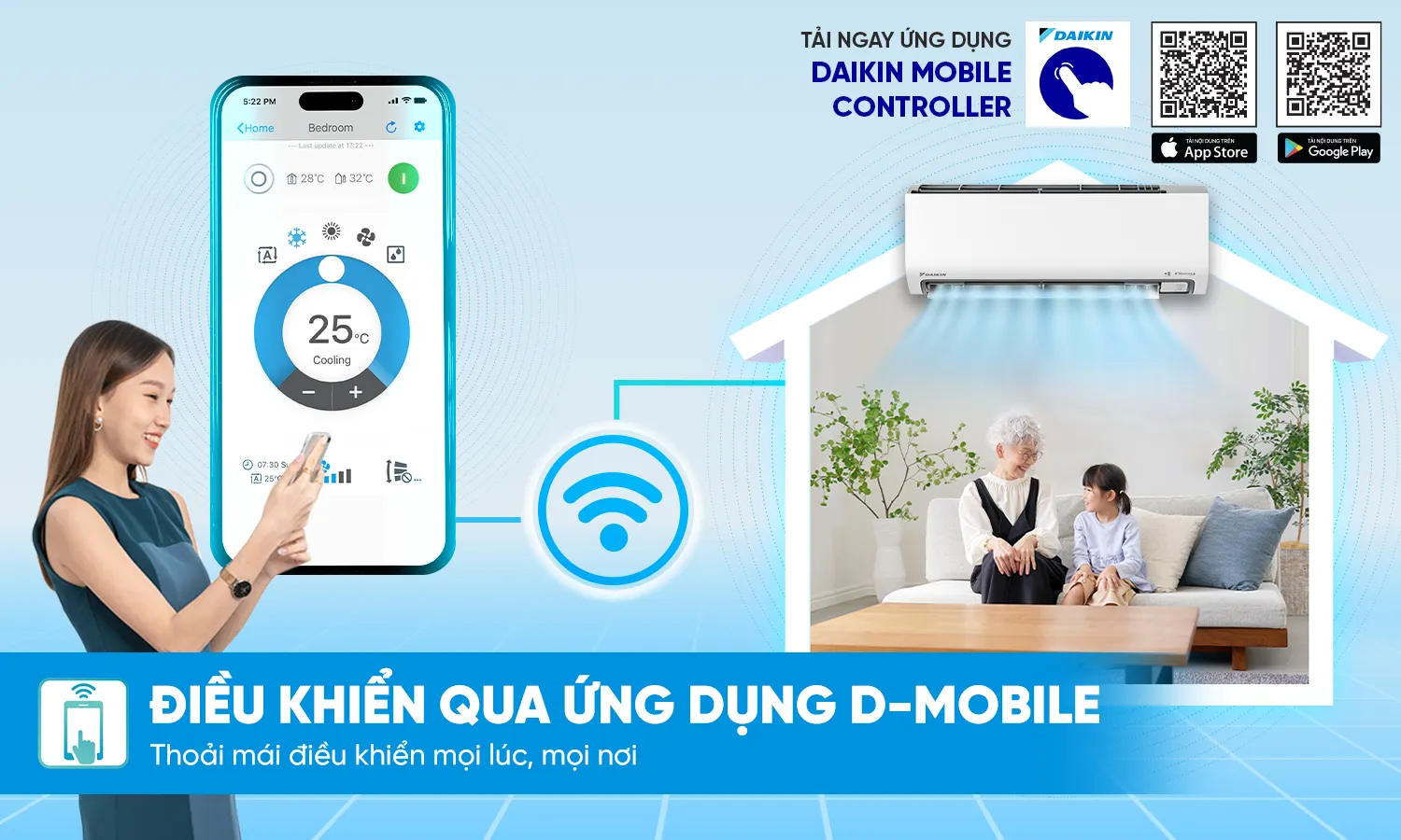 Điều khiển thông minh với D-Mobile