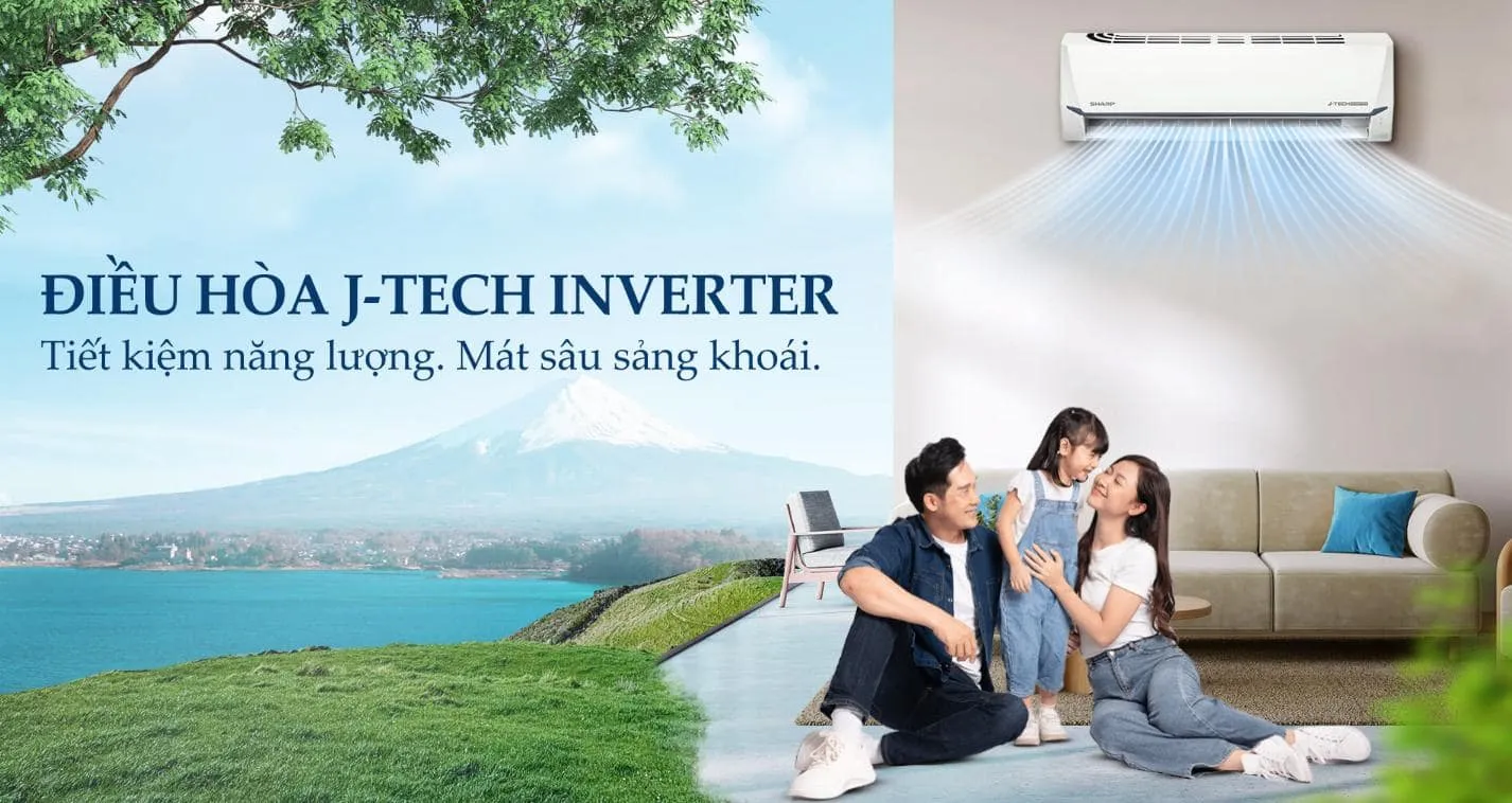 Máy lạnh Sharp Inverter 2 HP AH-X18CEWC