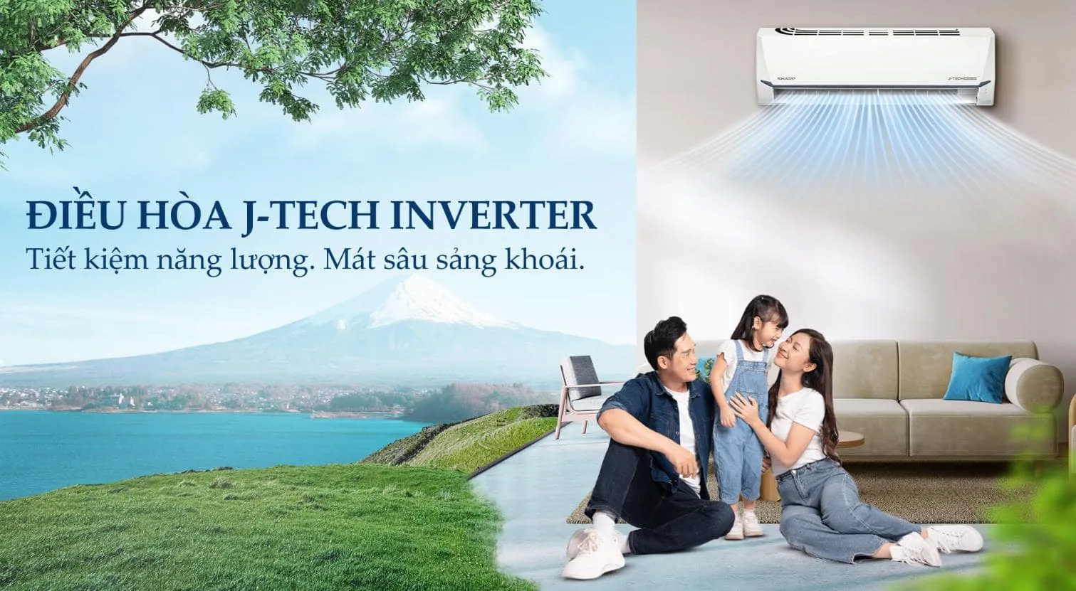 Máy lạnh Sharp Inverter 2 HP AH-X18CEWA