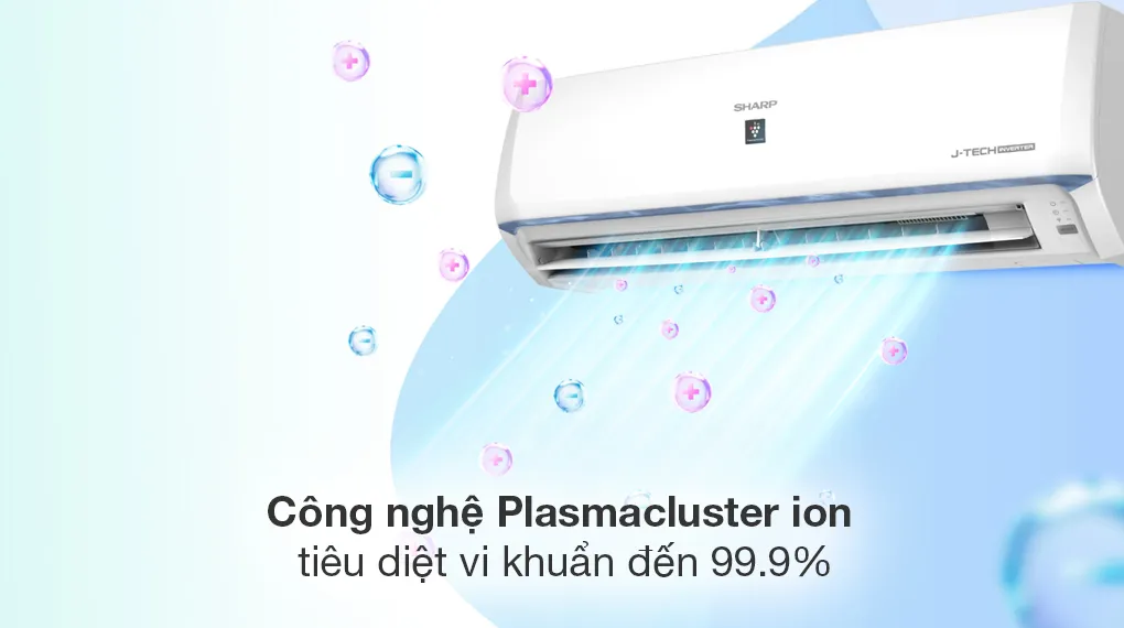 Máy lạnh Sharp Inverter 1 HP AH-XP10BSW - Khả năng lọc không khí 